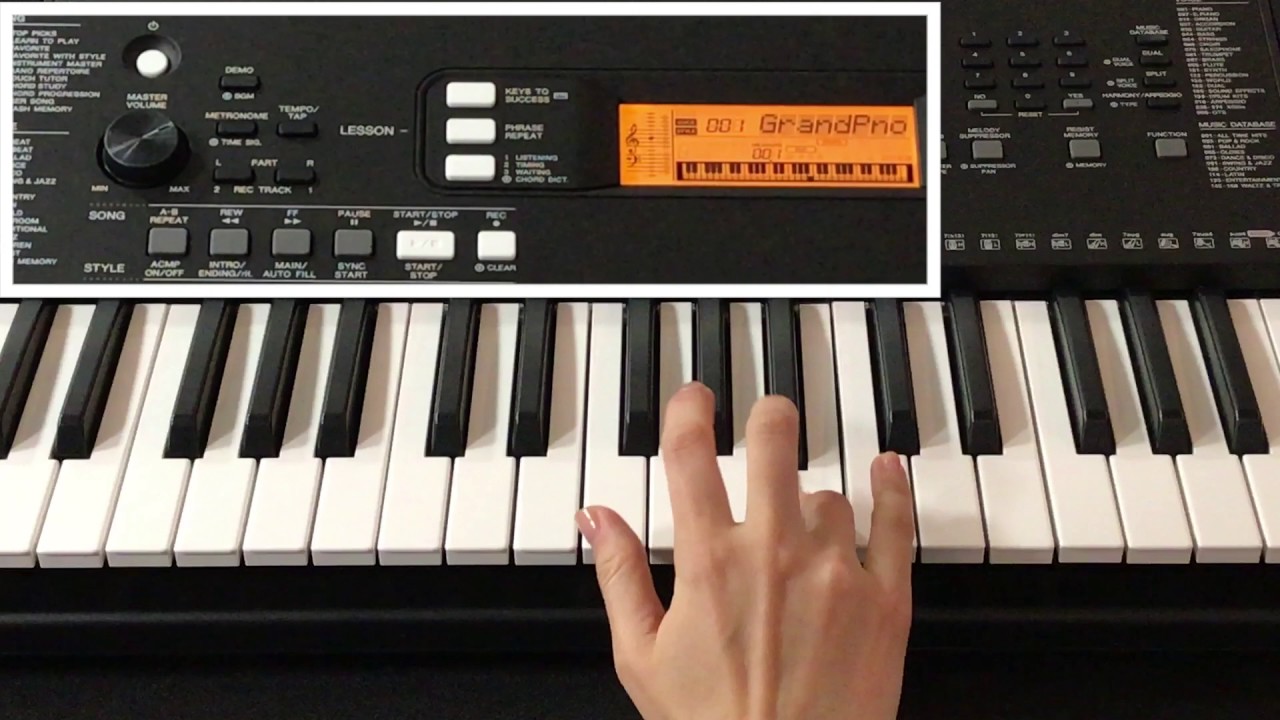 ヤマハ | PSR-E363 - ポータブルキーボード - 音声・動画