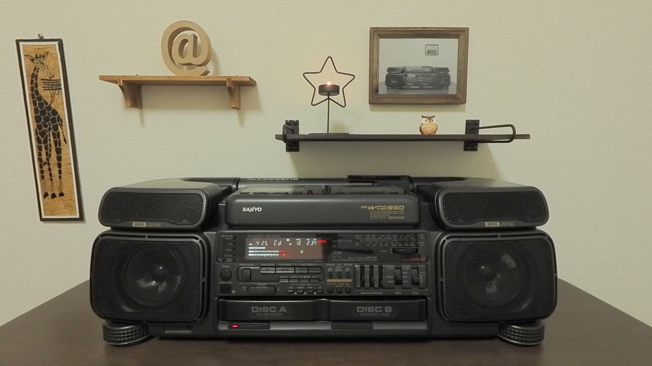 WCD950 x CANDLE x JAZZ - S011【 SANYO ZooSCENE PH-WCD950 BOOMBOX