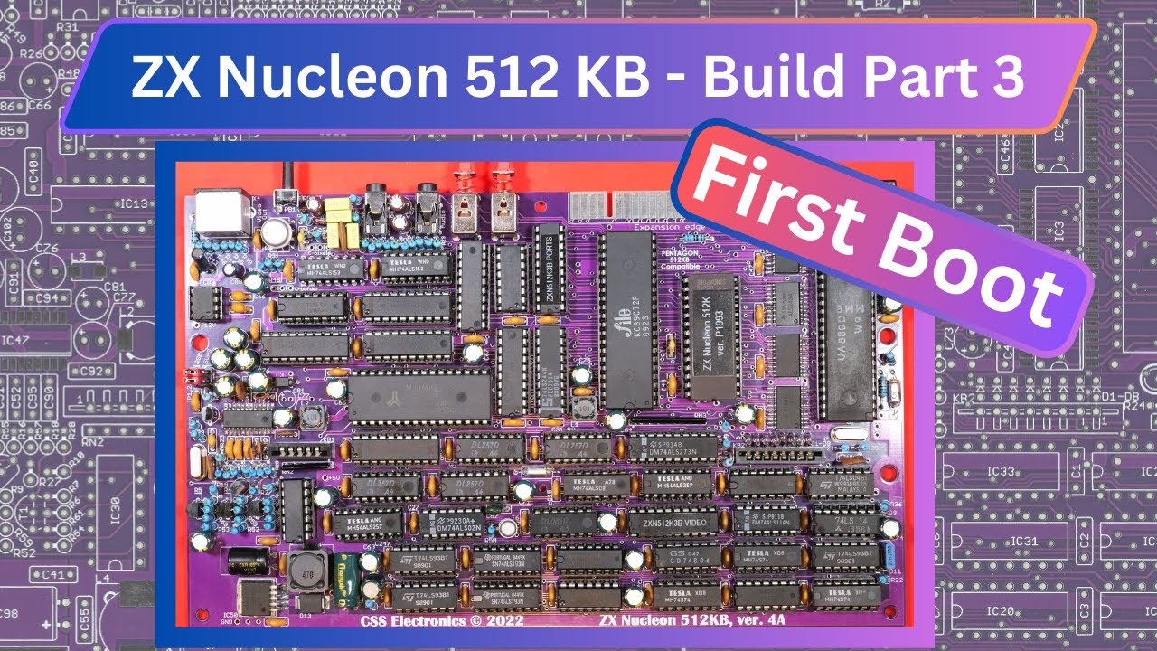 ZX Nucleon 512KB - Build Part 3 - Job Done! - YouTube