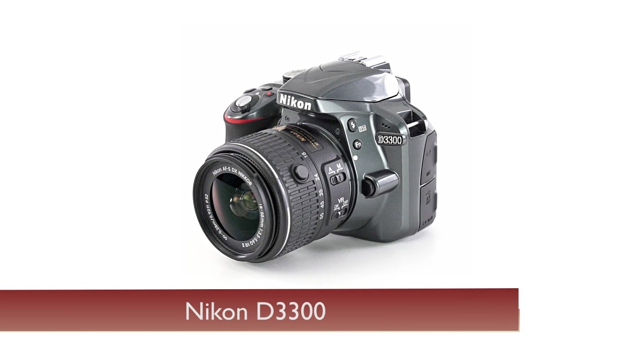 Nikon D3300 DSLR Camera with 18-55mm Lens (Black) 1532 B&H Photo