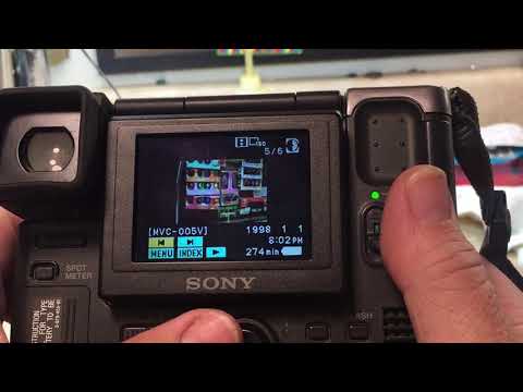 Sony Digital Mavica Model MVC-FD91 - YouTube