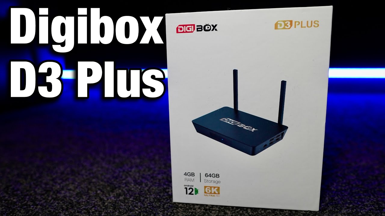 DigiBox D3 Plus Android TV Box - YouTube