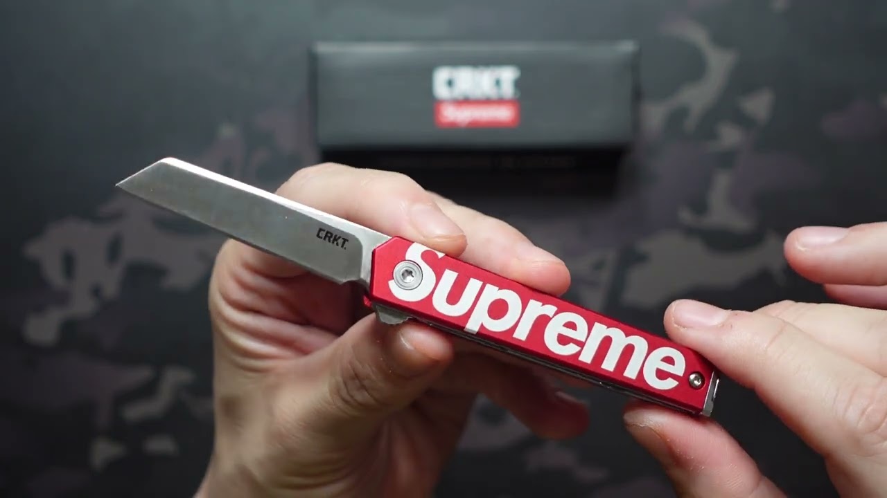 Supreme x CRKT CEO Microflipper - YouTube