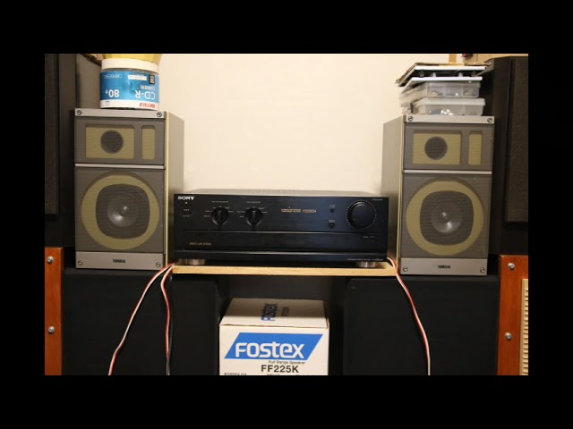 SONYの廉価版プリメインアンプの音を聴く SONY TA-F222ESA編 - YouTube