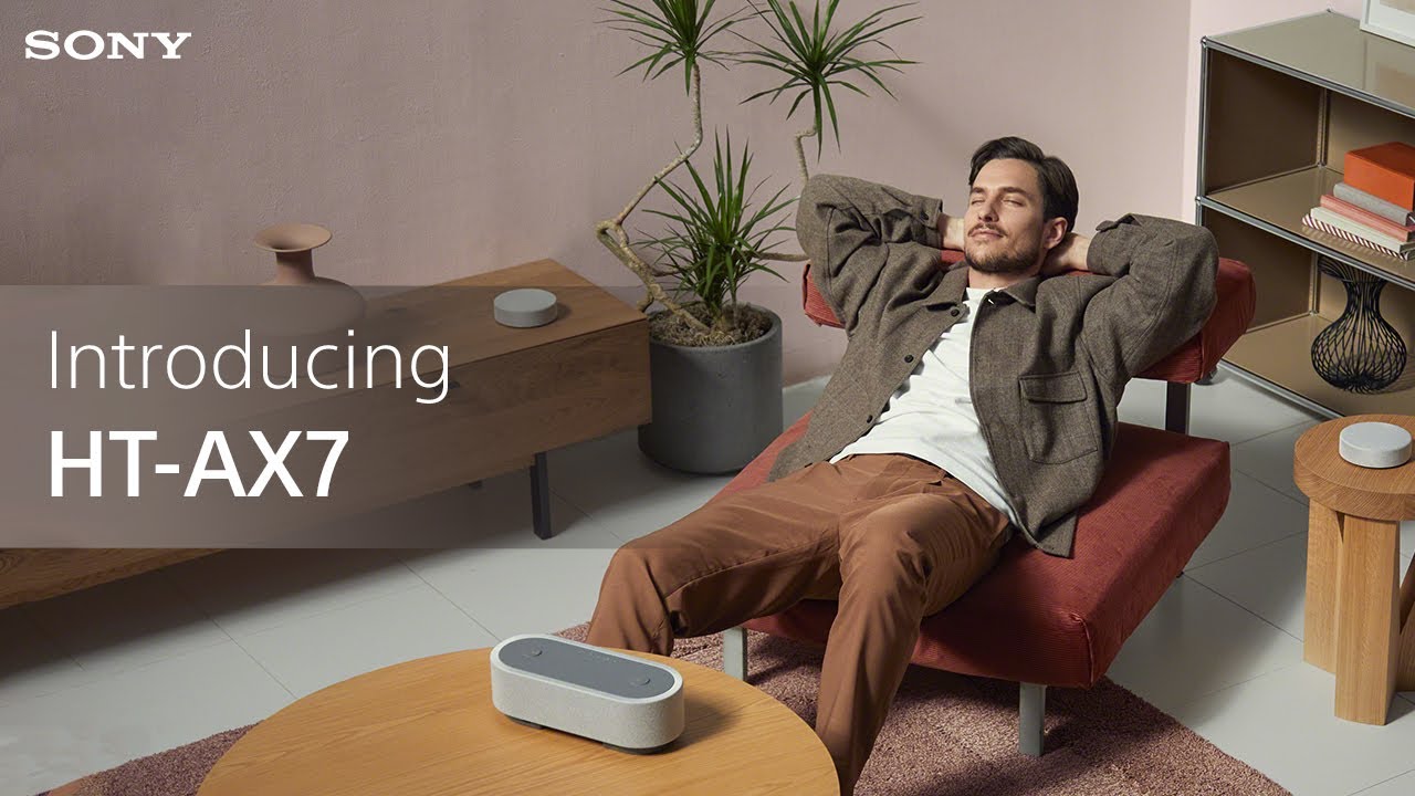 Introducing the Sony HT-AX7 Portable Theatre System - YouTube