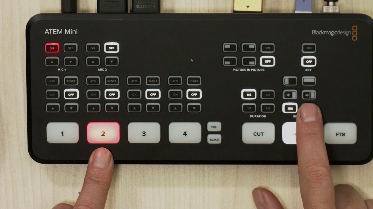 ATEM Mini 画面切り替え(カットとトランジション） - YouTube