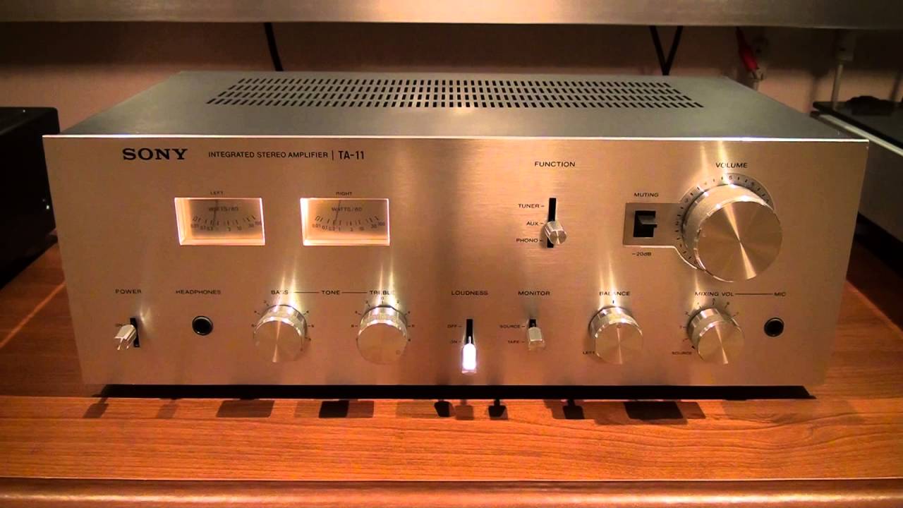 Sony TA-11 - YouTube