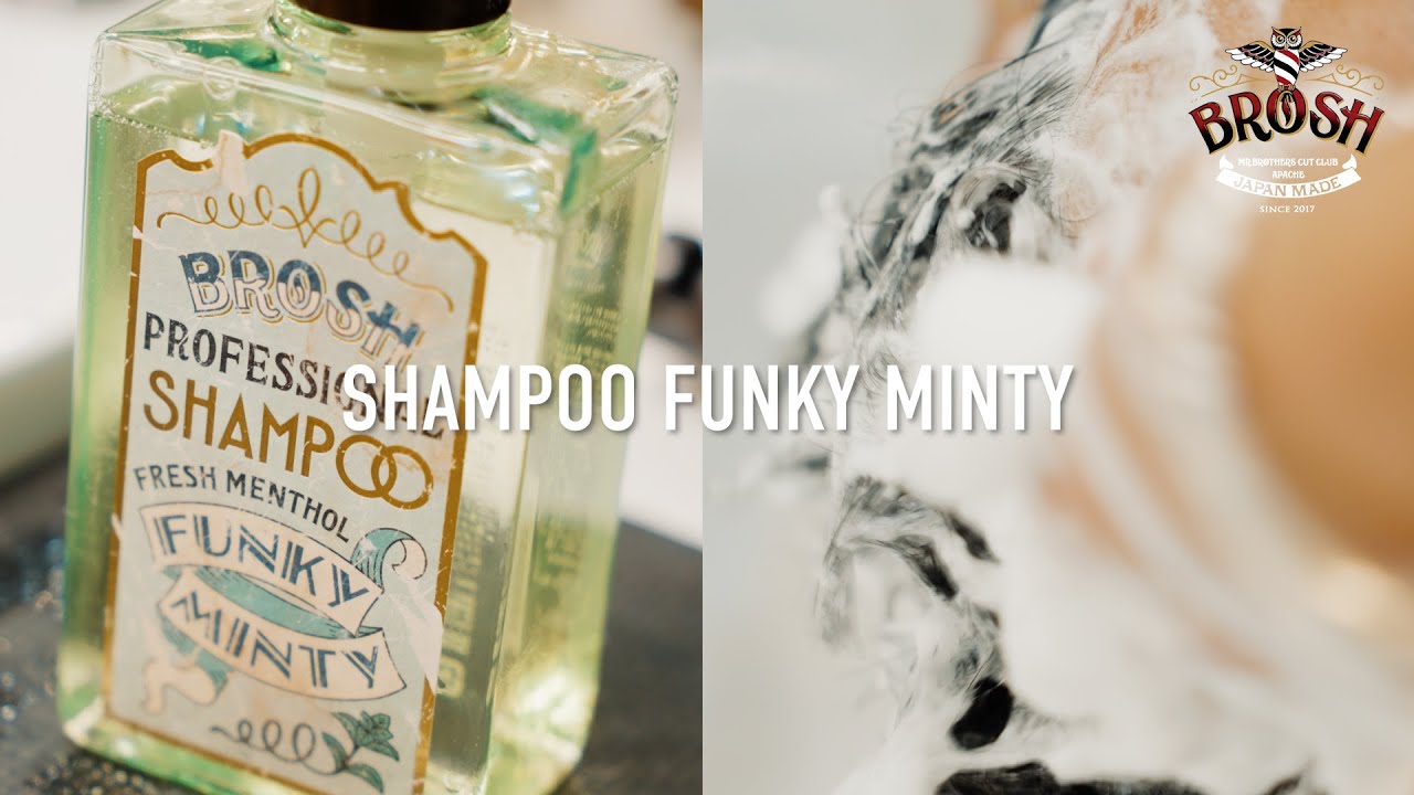 BROSH SHAMPOO -FUNKY MINTY-