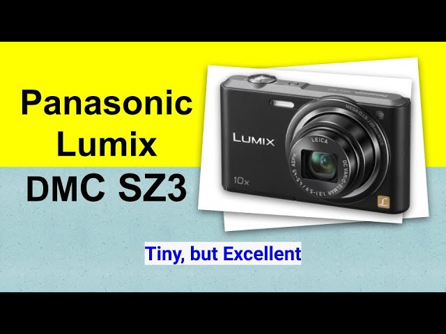 Panasonic Lumix DMC SZ3. tiny, but excellent. - YouTube