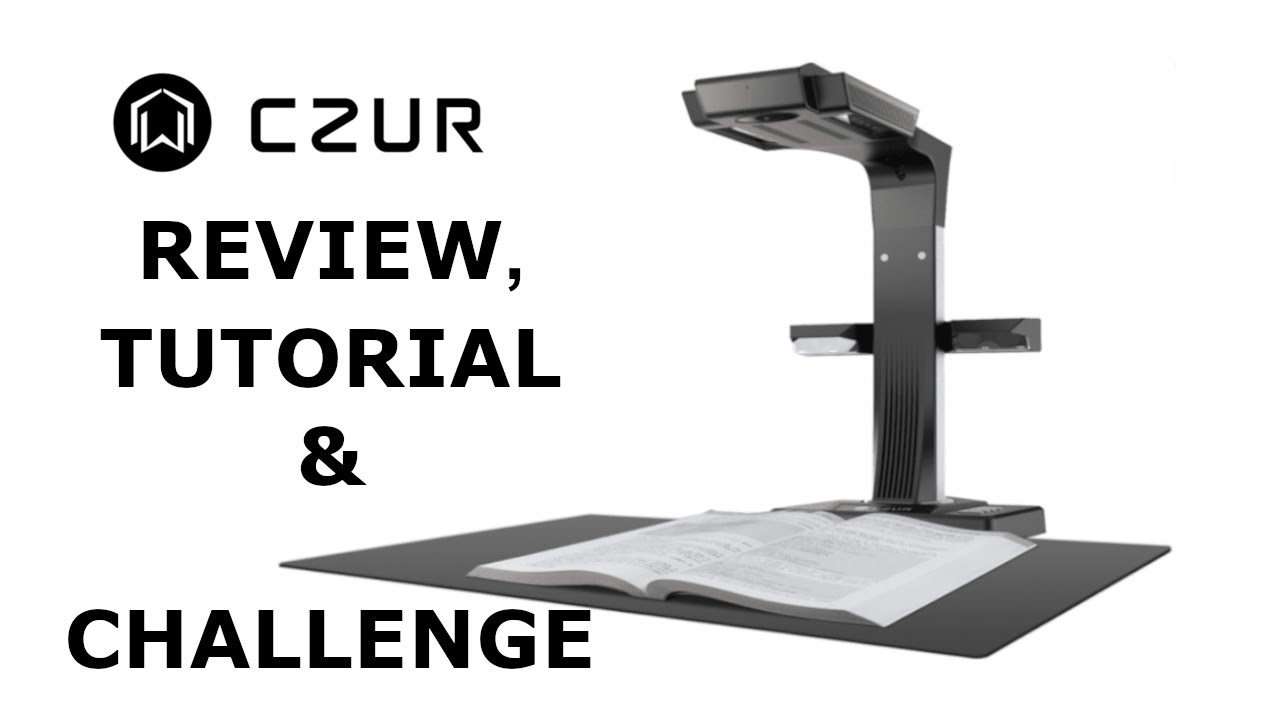 CZUR ET16 Plus Professional Book Scanner Review : How To Use