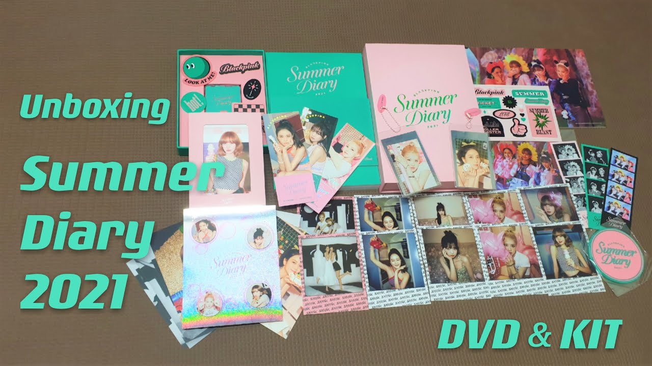Unboxing] BLACKPINK - 2021 Summer Diary in Everland DVD & KiT