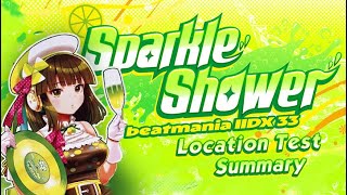 IIDX 33 Sparkle Shower Location Test Summary (English) - YouTube