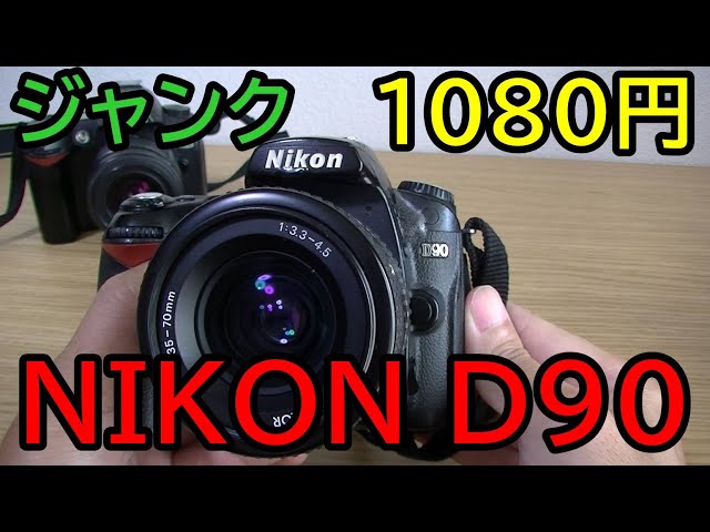 ジャンク】1080円で買ってきた ニコン D90 動作確認と作例を紹介