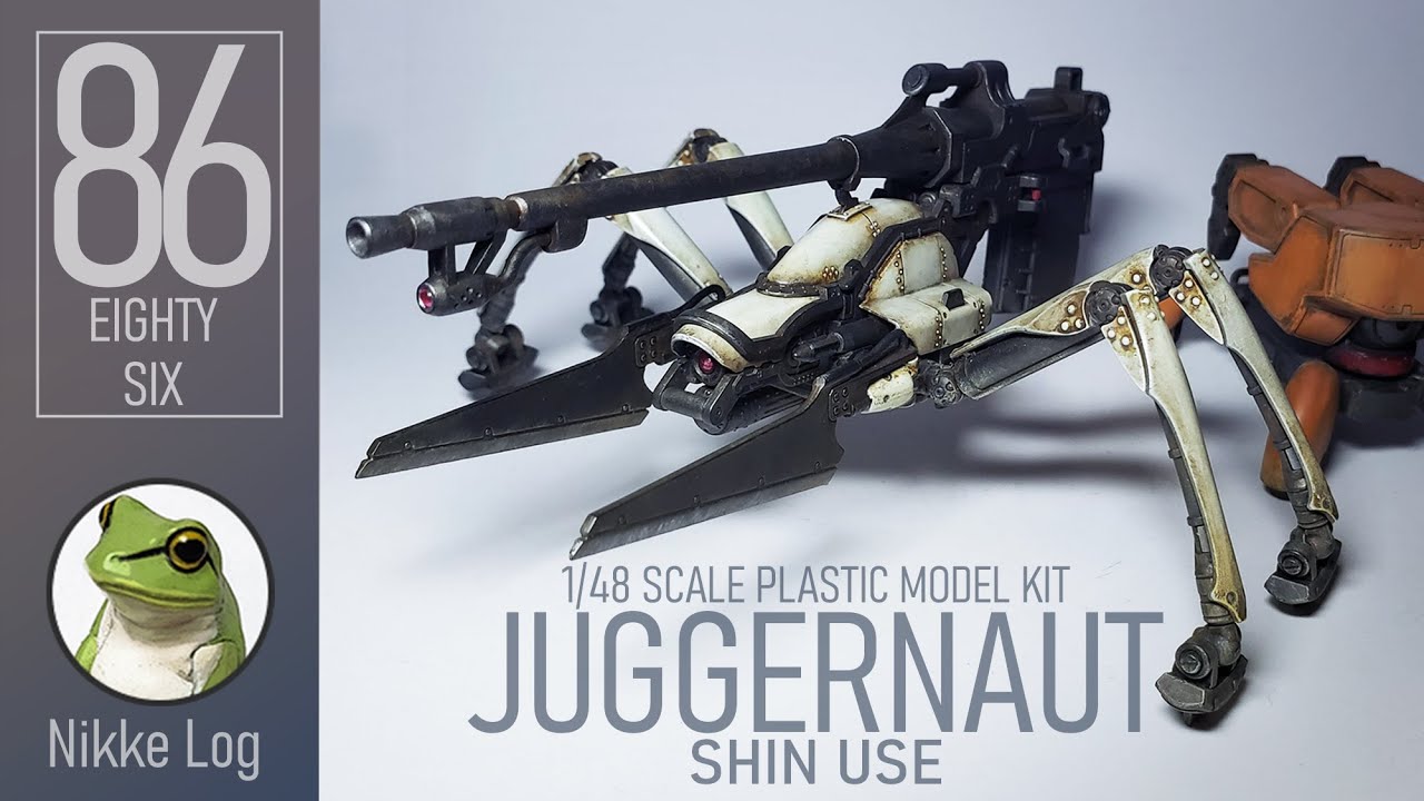 86-エイティシックス-】HG 1/48 ジャガーノート (シン搭乗機) 汚し塗装