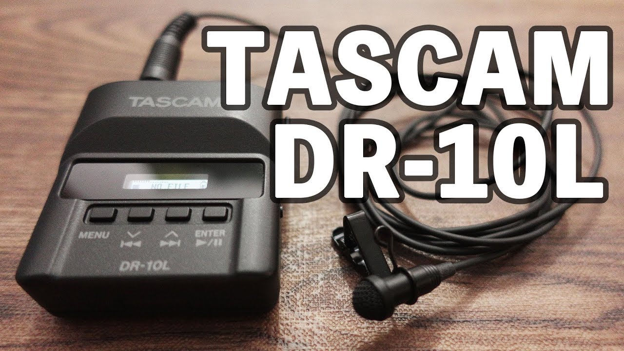 TASCAM（タスカム） DR-10Lがすばらしい！人気のピンマイク付き