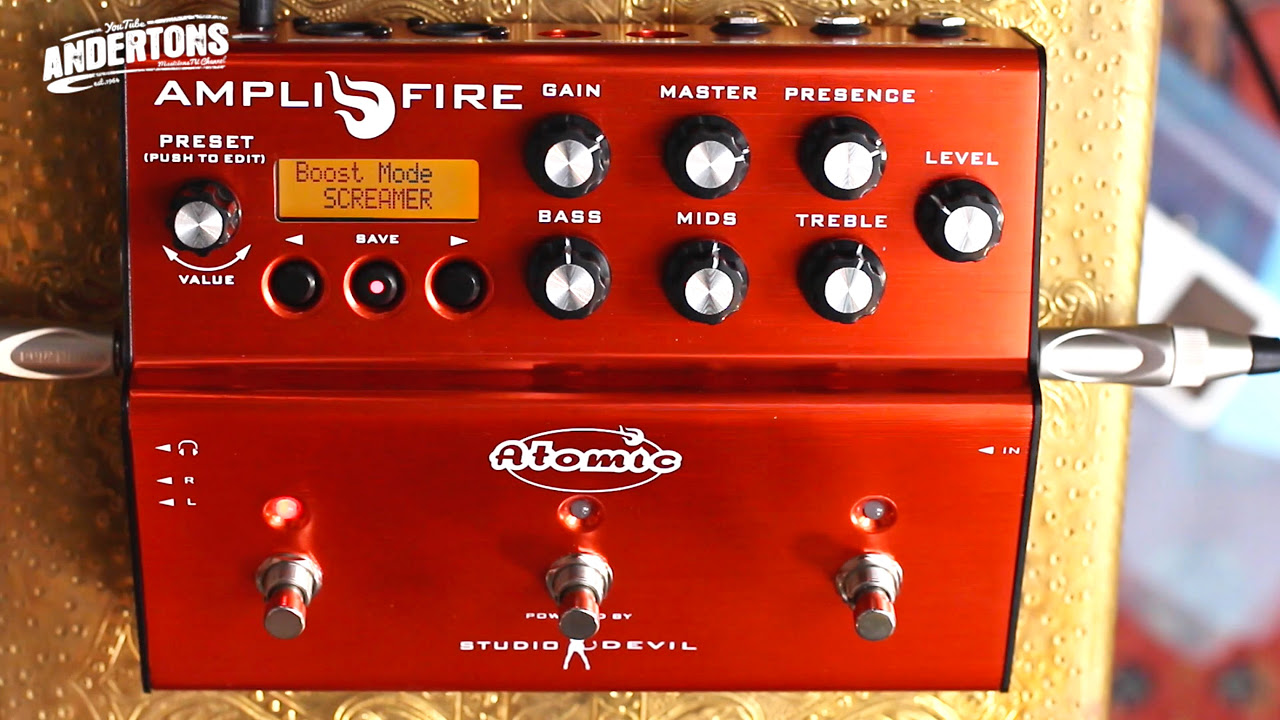 Atomic Amplifire Guitar FX Pedal - Plugged In To a Clean/Dry Amp