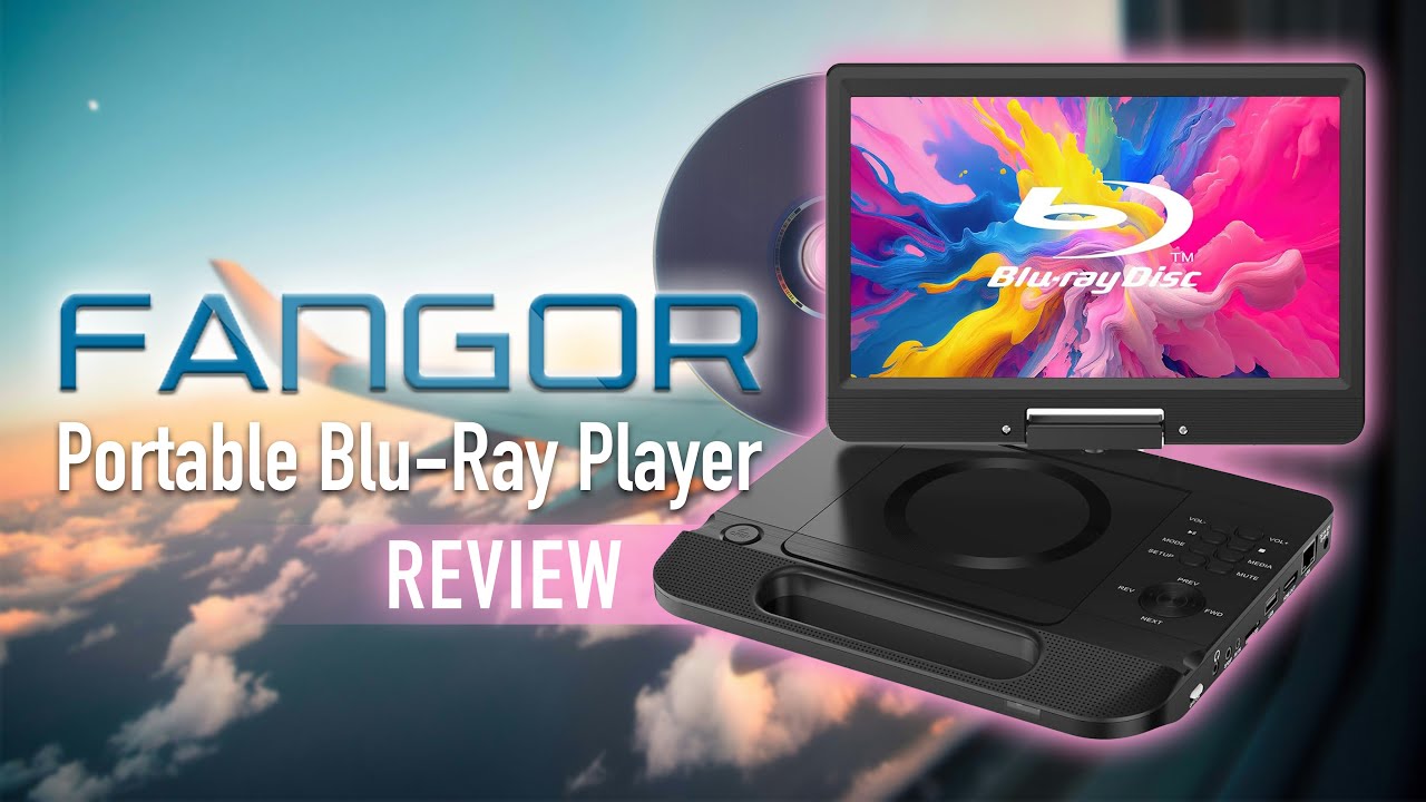 FANGOR 12.5” Portable Blu-Ray Player Review - YouTube