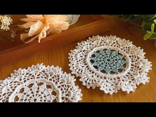 アイロンいらずな立体ミニドイリーの編み方【編み図付き】｜How to