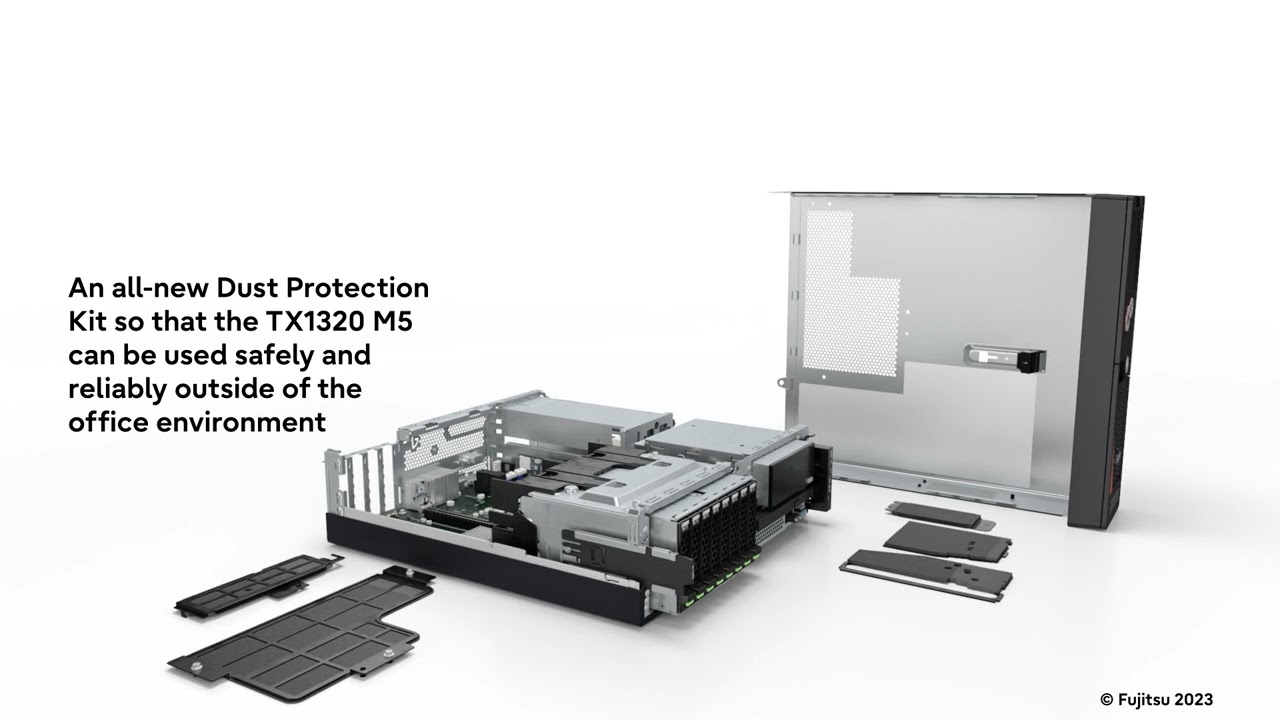 Videoflash: FUJITSU PRIMERGY TX1320 M5 - YouTube