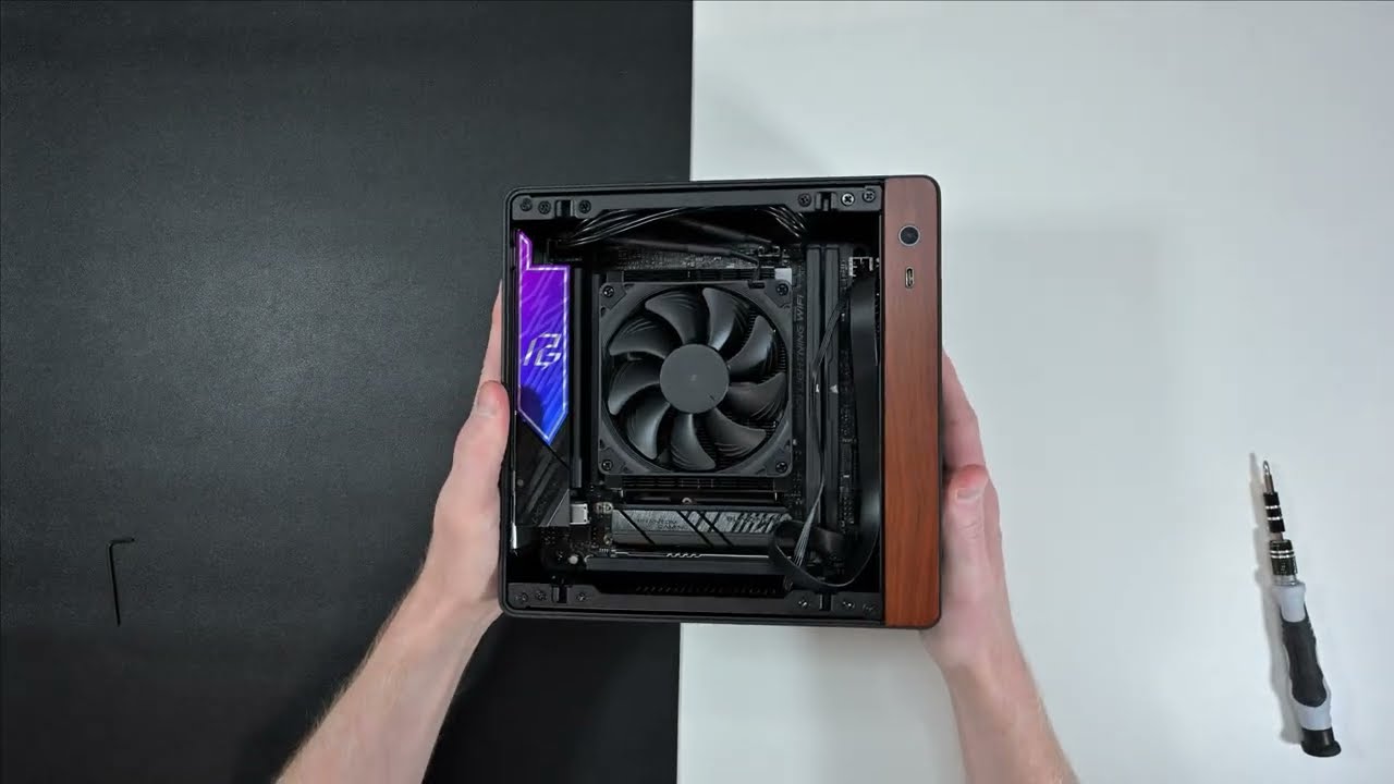 Jonsbo NV10 ITX ASMR build - YouTube