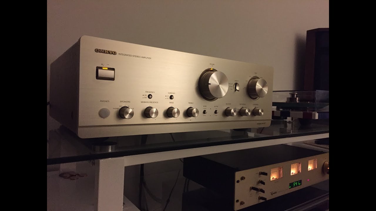 Onkyo Integra A-927 Amplifier! - YouTube