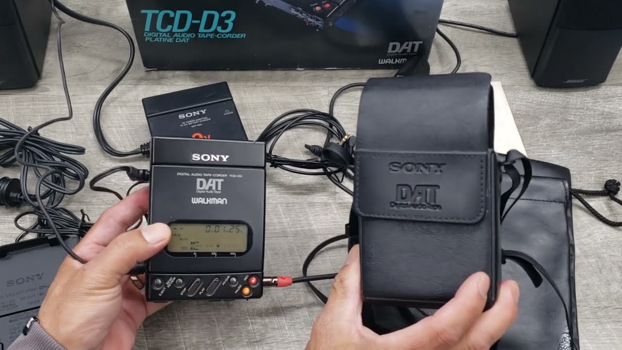 Sony TCD-D3 Portable Digital Audio Tape (DAT) Recorder/Player