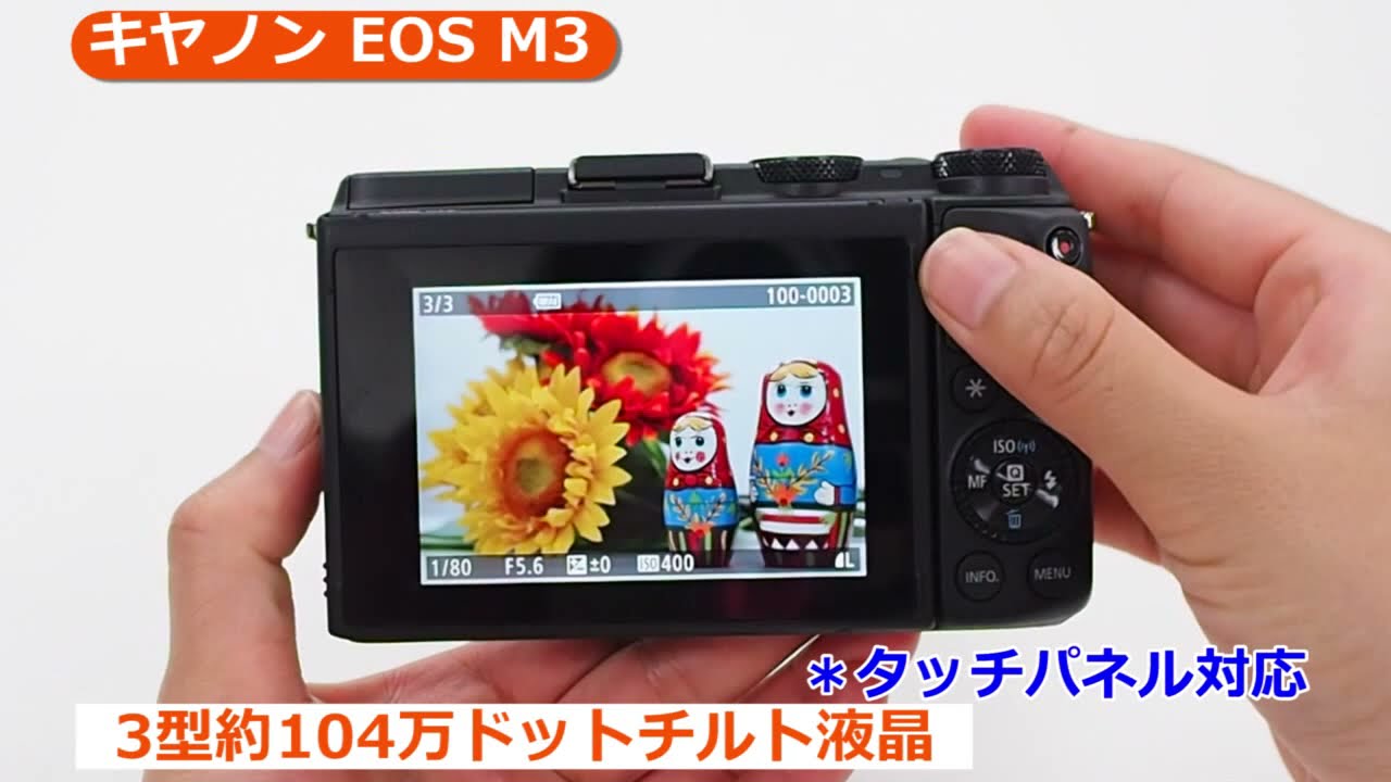 キヤノン EOS M3 ダブルレンズEVFキット ホワイト | ミラーレス一眼