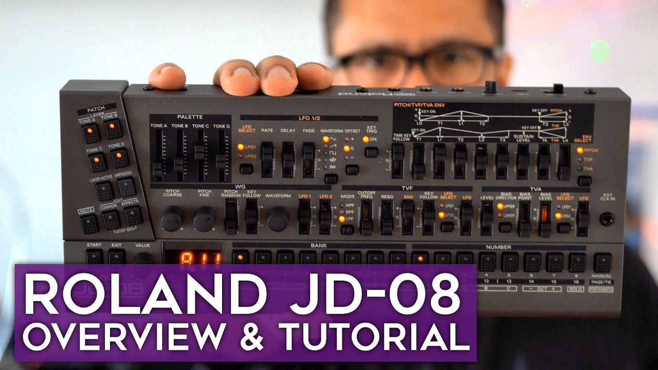 Roland JD-08 review and tutorial - YouTube