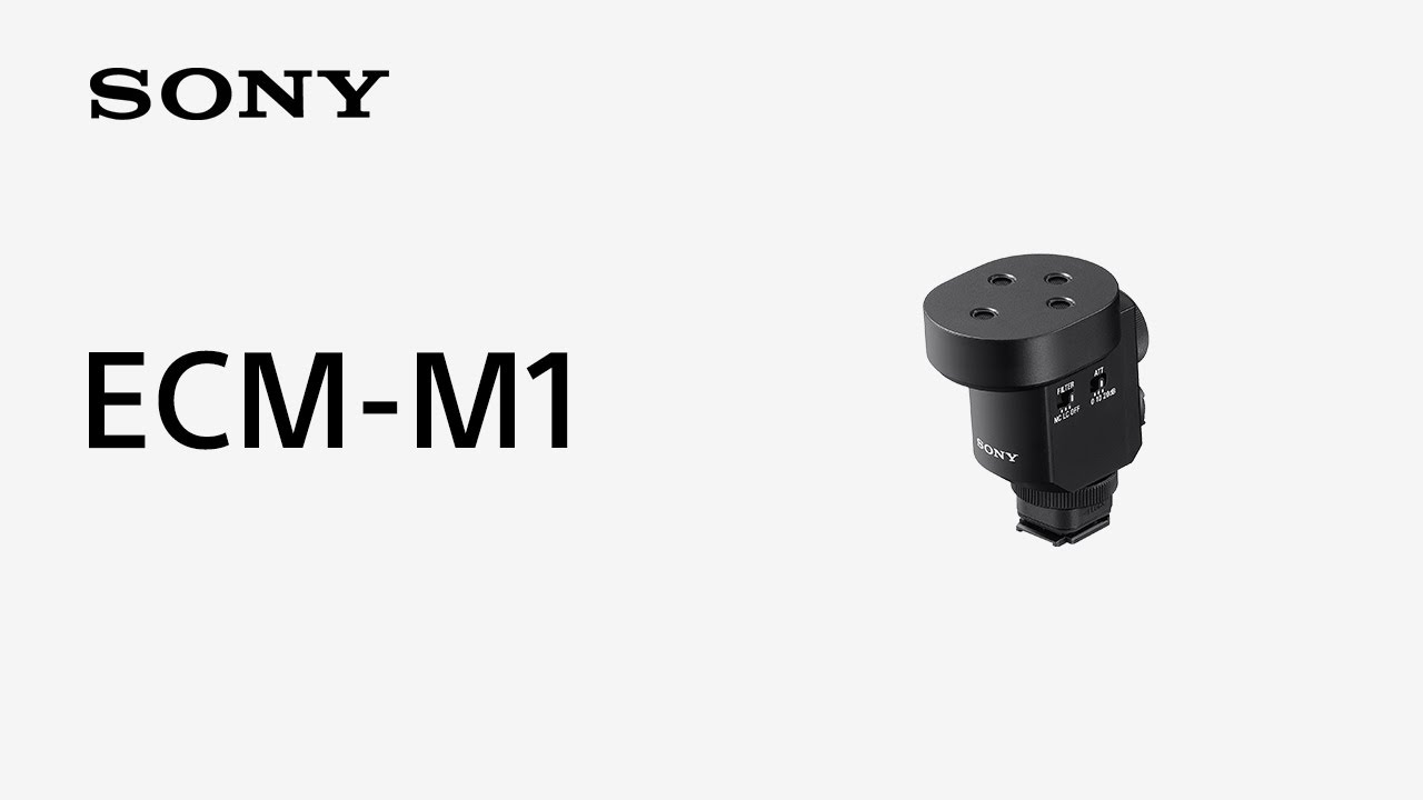 Introducing Shotgun Microphone ECM-M1 | Sony | Accessory - YouTube