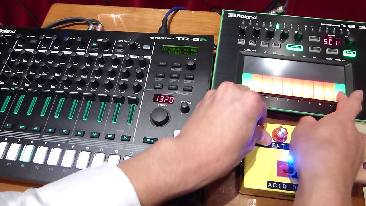 shin's music】ACID DRIVE即興デモ【鍵盤堂】 - YouTube