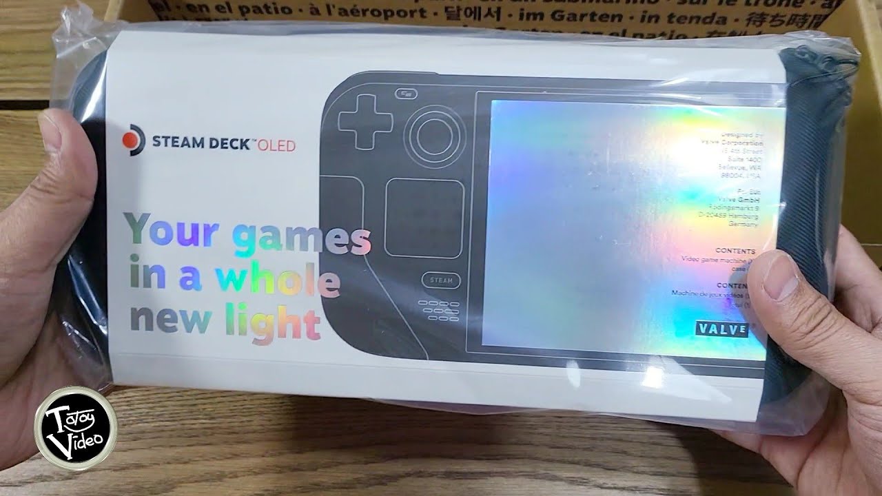 STEAM DECK OLED 512GB Version | UNBOXING + FIRST BOOT - YouTube