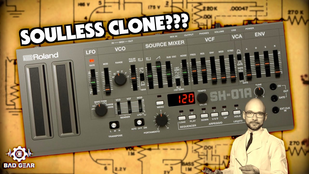 Bad Gear - Roland Boutique SH-O1A - YouTube