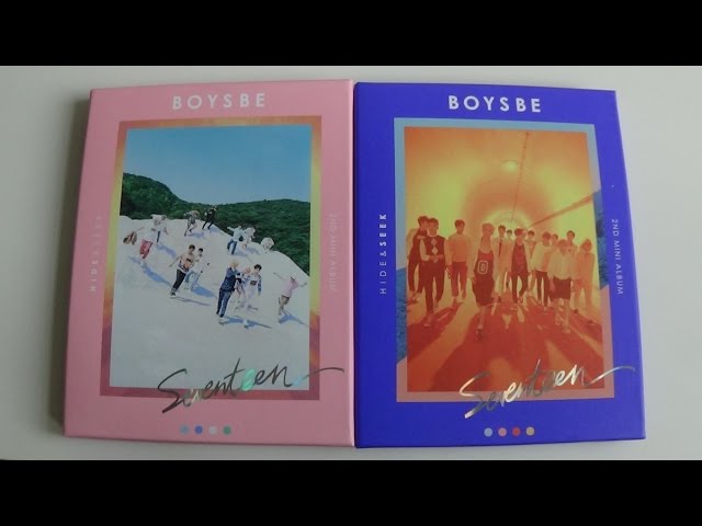 Unboxing Seventeen 세븐틴 2nd Mini Album BOYS BE (Hide & Seek