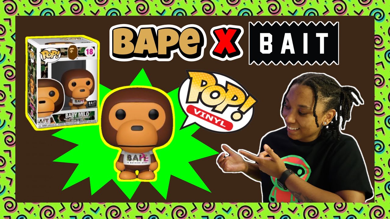 Bape X Bait Funko Pop Exclusive Review And Unboxing | Baby Milo