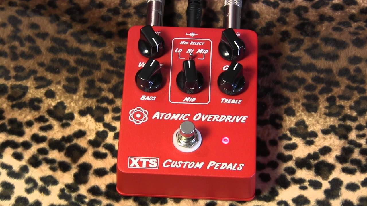 XTS Custom Pedals ATOMIC OVERDRIVE (brown sound & beyond) pedal
