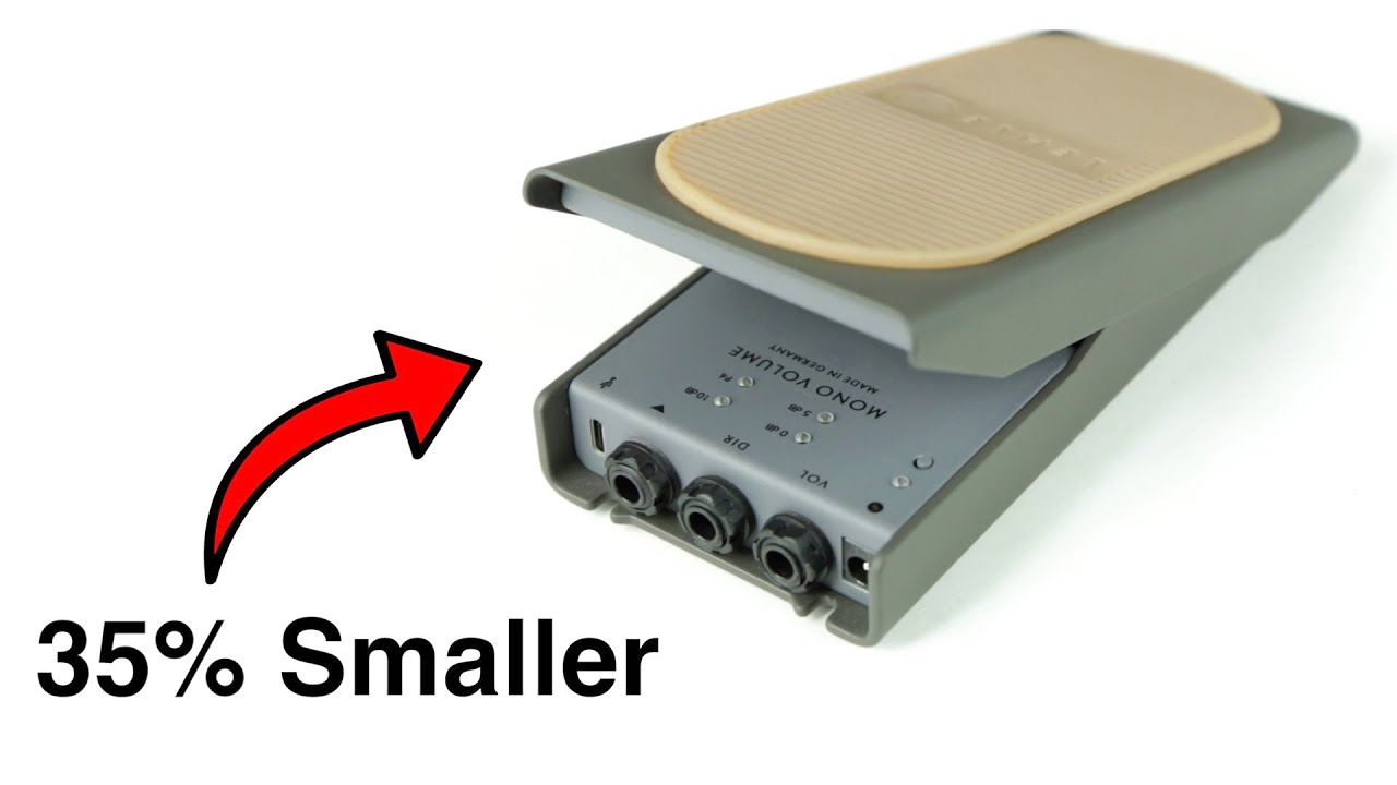 LEHLE MONO VOLUME S: 小型で摩耗のないボリュームペダル