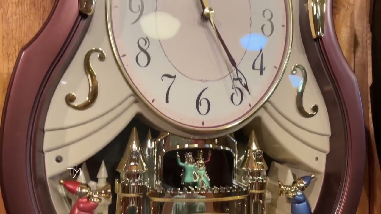 RHYTHM “Viola Entertainer II” Musical Clock - 4MH829WD06（スモール