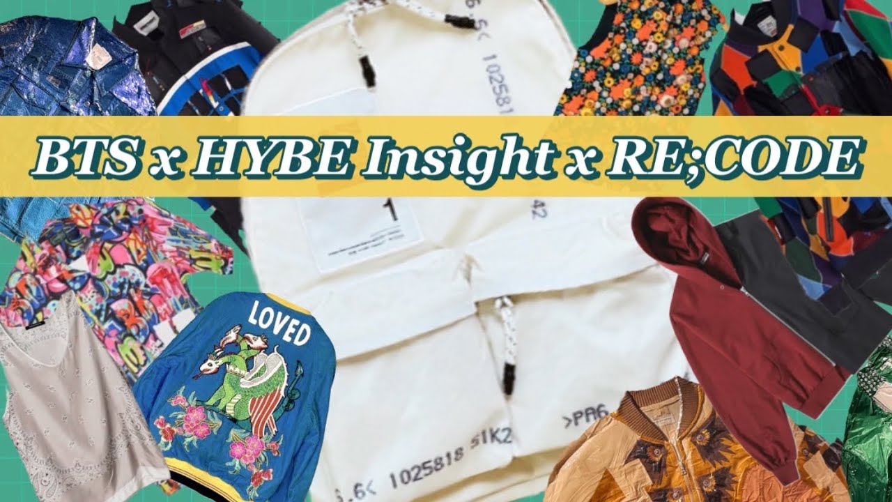 BTS RECODE UPCYCLED BACKPACK 何の衣装が届いた？【HYBE INSIGHT