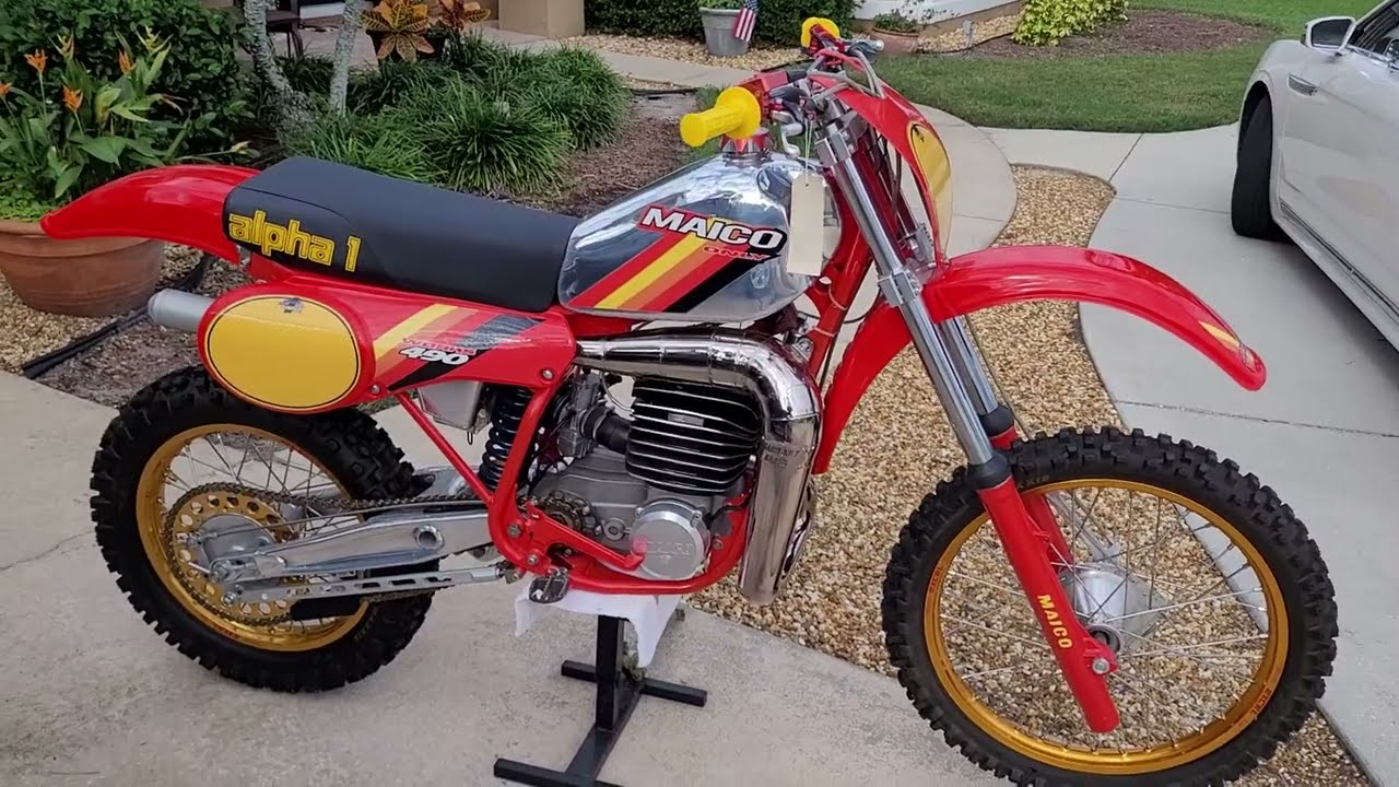 1982 Maico 490 - YouTube