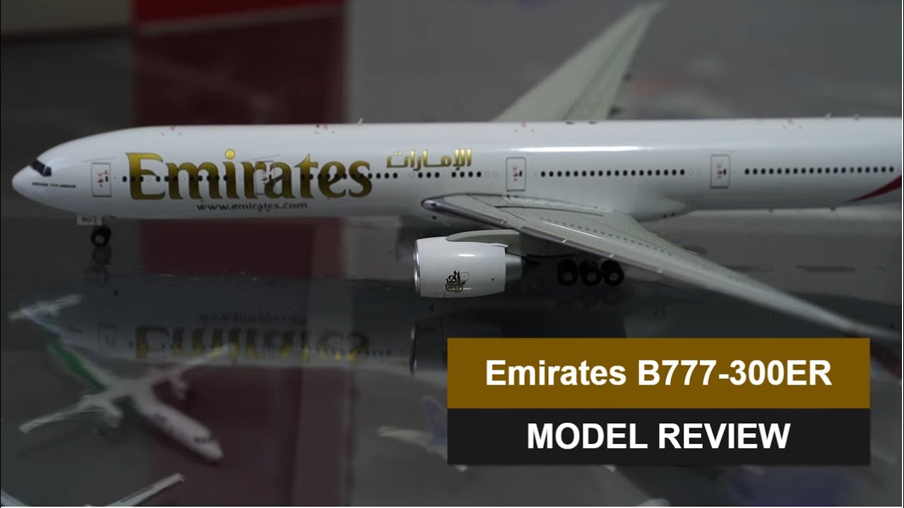 Emirates B777-300ER Model Review | GeminiJets 1:200 - YouTube