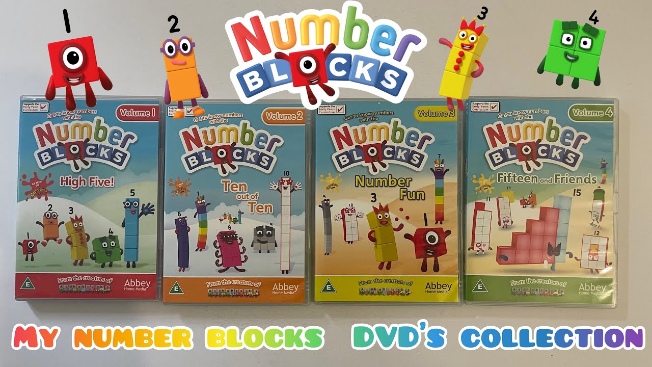 My Number Blocks DVD's!!! 😜😎🥰👍👋👋 - YouTube