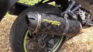 Kawasaki ZZR1400 (ZX14) Two Brothers Racing M2 carbon exhaust