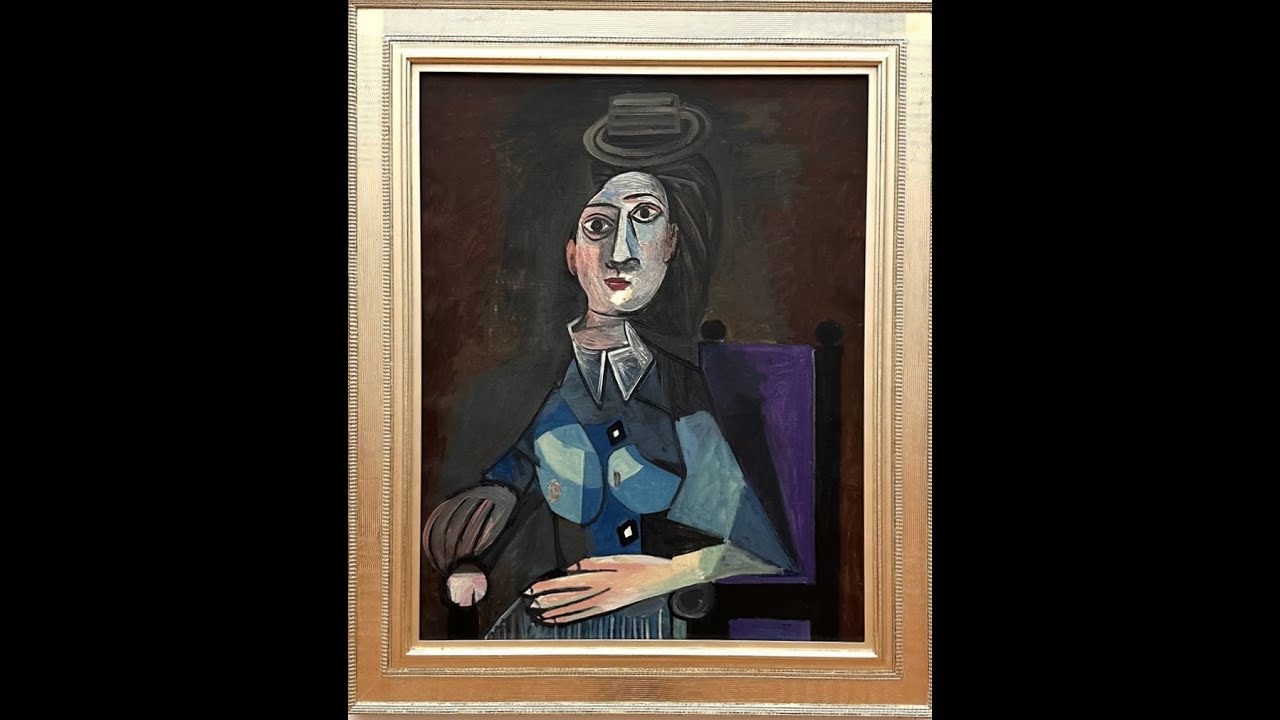 Pablo Picasso/Bust of a Woman/Woman with a Small Round Hat - YouTube