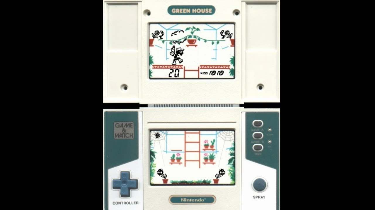 ゲームウォッチ グリーンハウス GREEN HOUSE - YouTube