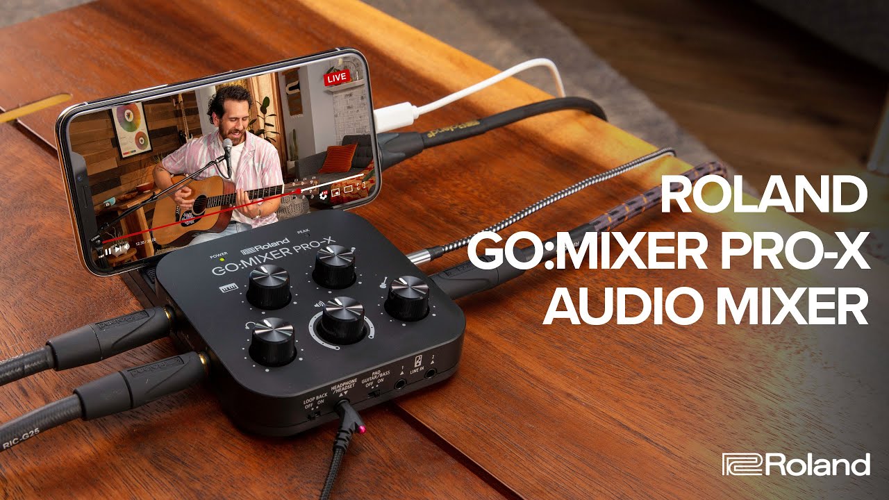 Roland GO:MIXER go mixer PRO-X | Mixer para Smatphones - Classic