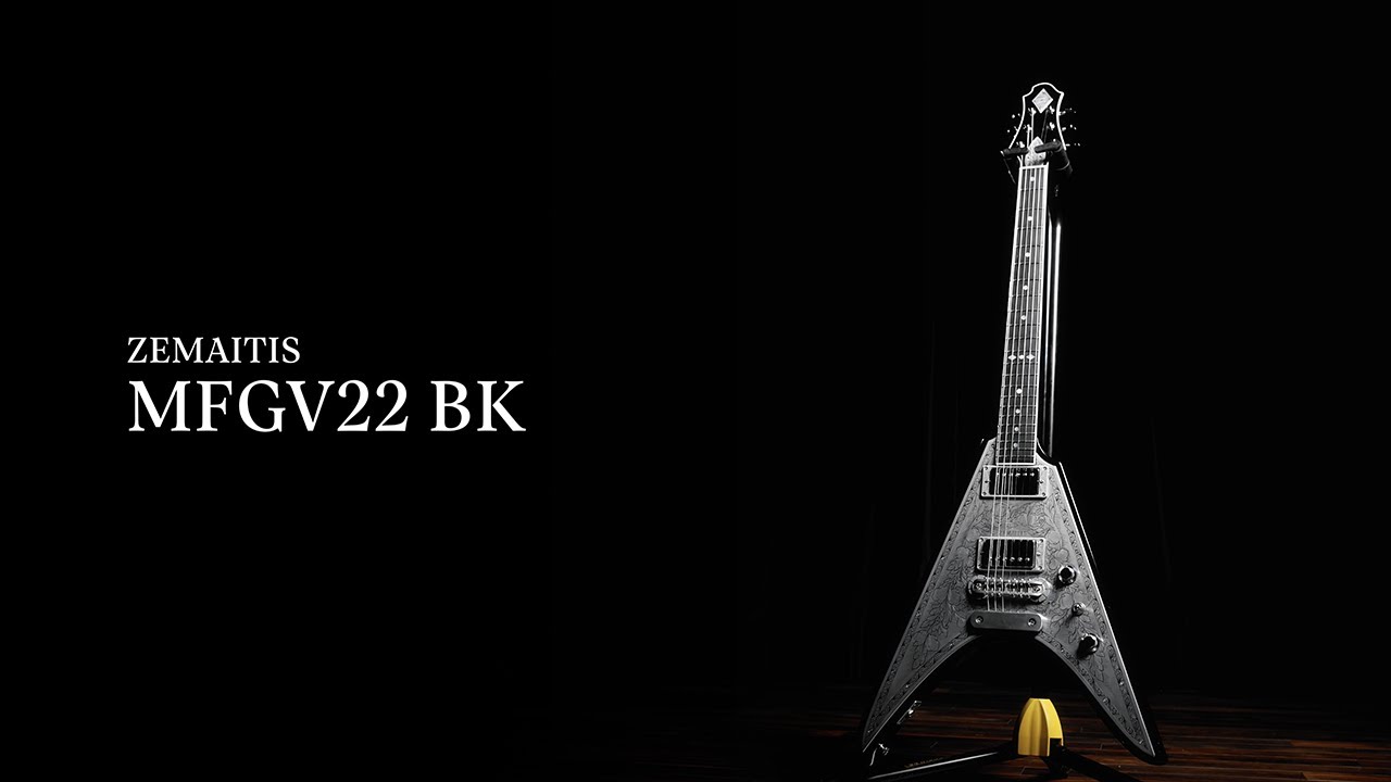 野村義男が弾く！ZEMAITIS / MFGV22 BK - YouTube