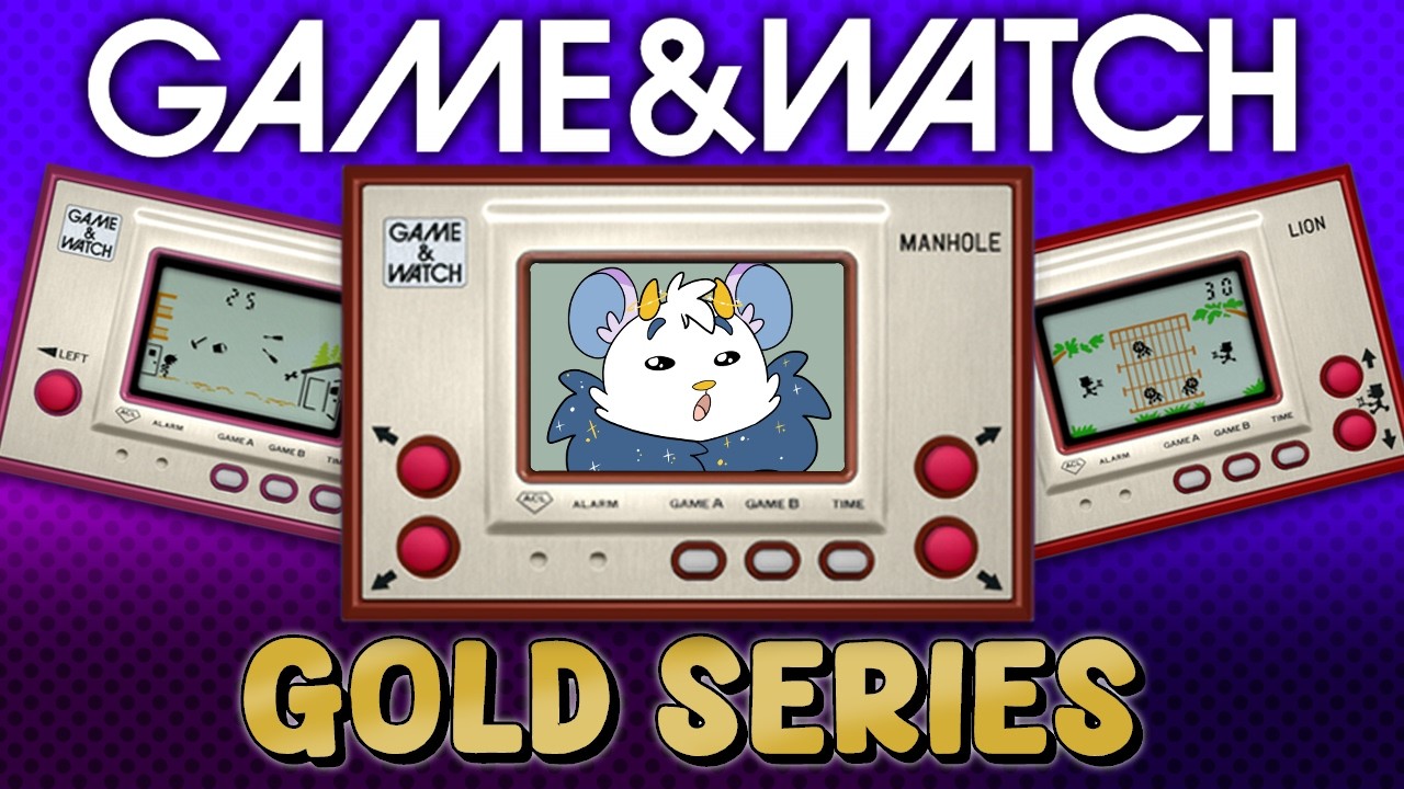 Game & Watch: Gold Series Retrospective - Manhole, Helmet, & Lion