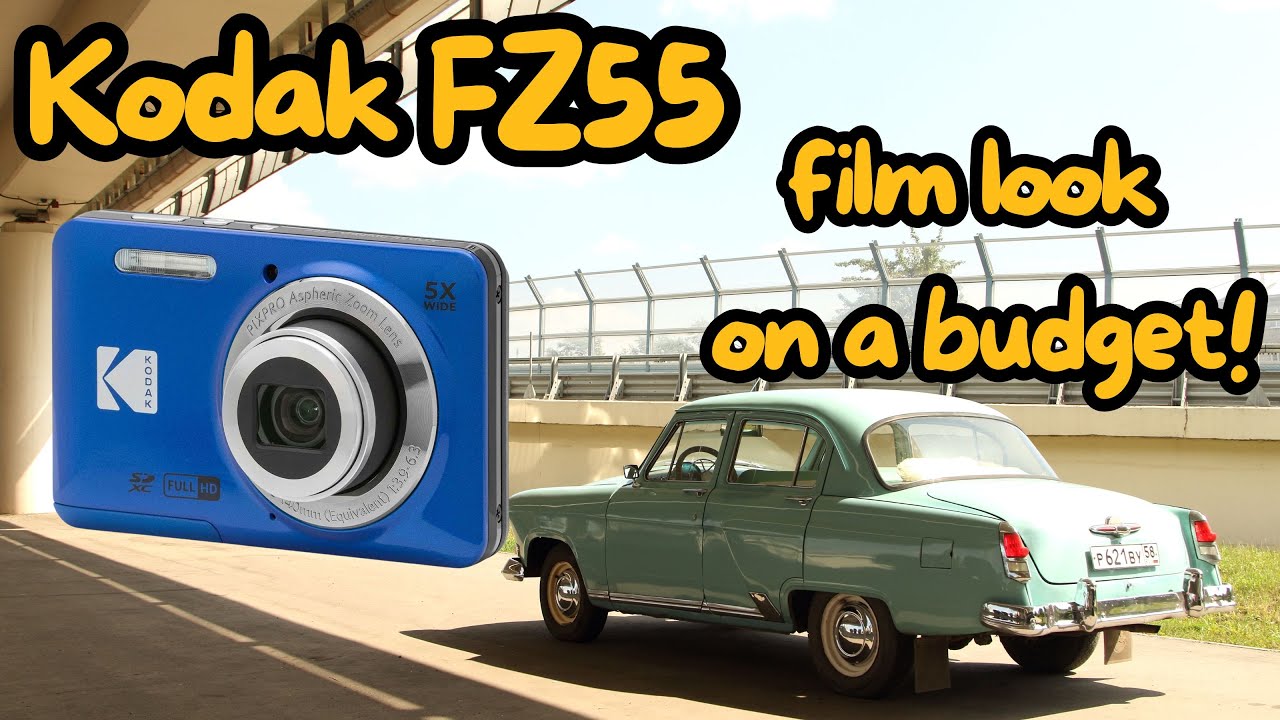 Kodak FZ55 Digicam Review: FILM LOOK on a Budget! - YouTube