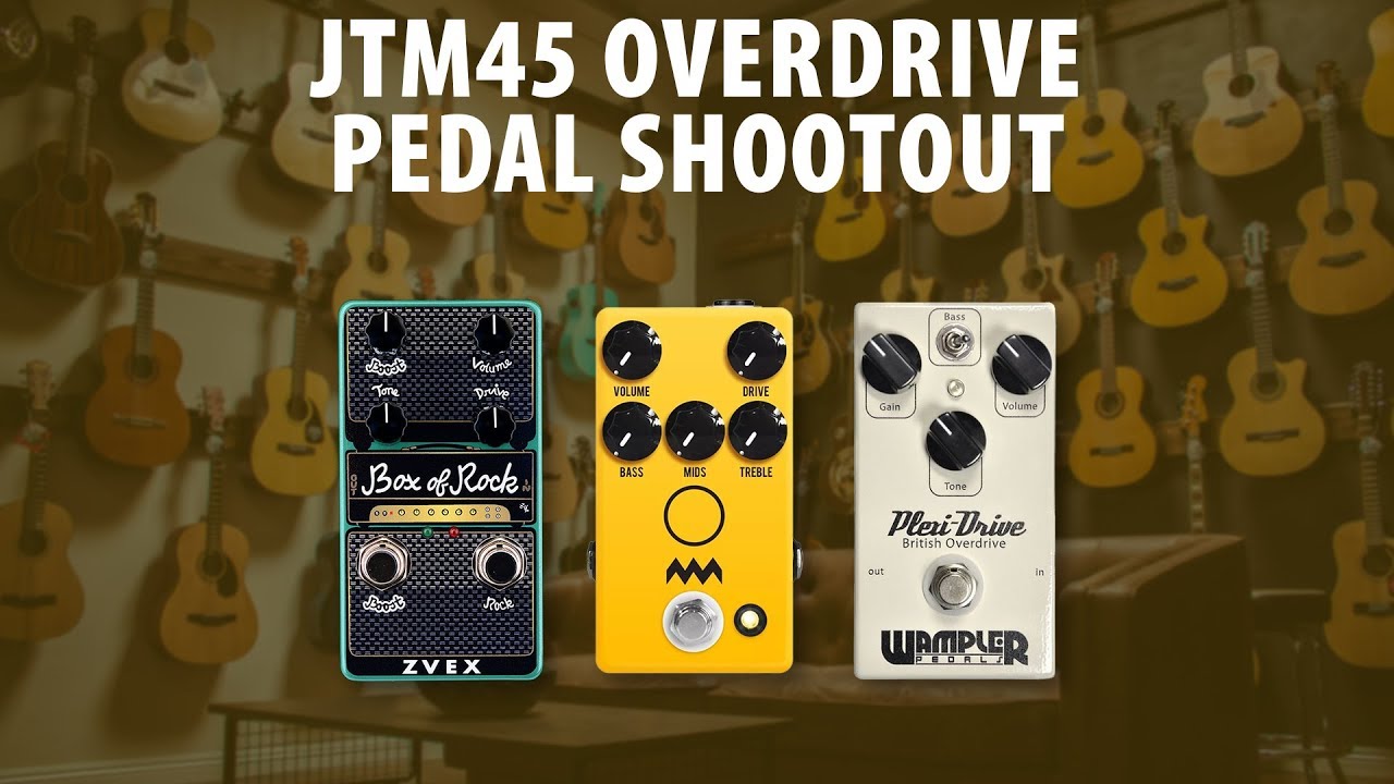 Marshall JTM45 in a Box Shootout - Wampler Plexi Drive vs JHS