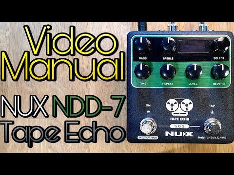 本日限定】NUX NDD-7 TAPE ECHO NUX NDD-7 Tape Echo – Eclipse Music
